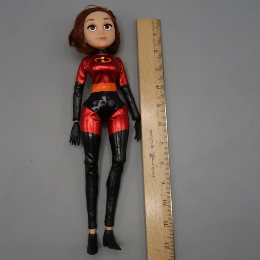 Elastigirl Mrs Incredible Disney Pixar Jakks Articulated Deluxe Costume Doll 12